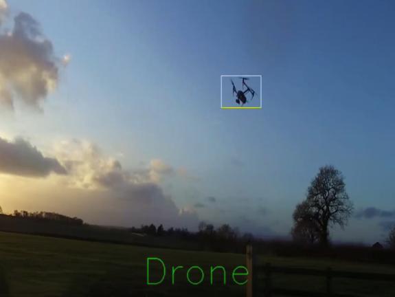 Quantum Aviation's RAPTORVISION detecting a drone